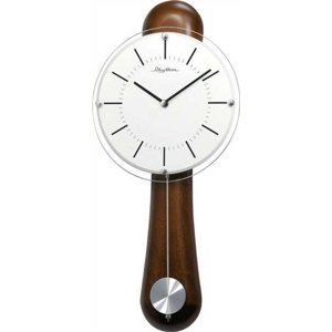 Nástěnné hodiny s kyvadlem Rhythm CMP525NR06 + DÁREK ZDARMA