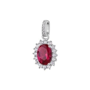 Stříbrný přívěšek s rubínek a zirkony Brosway Fancy Passion Ruby FPR13