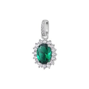 Stříbrný přívěšek se zeleným zirkonem Brosway Fancy Life Green FLG12