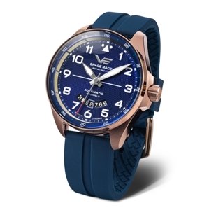 Hodinky Vostok Europe Space Race automatic line YN55-325B746S modré + Dárek zdarma