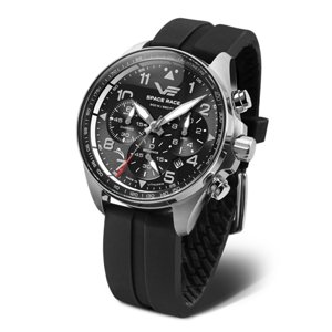 Hodinky Vostok Europe Space Race chrono line 6S20-325A741S černé + Dárek zdarma