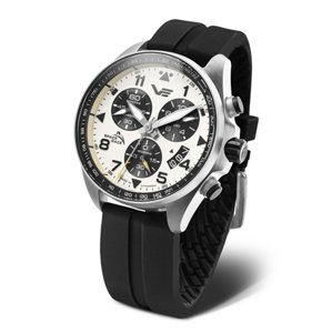 Hodinky Vostok Europe Space Race chrono line 6S30-325A743S černé + Dárek zdarma