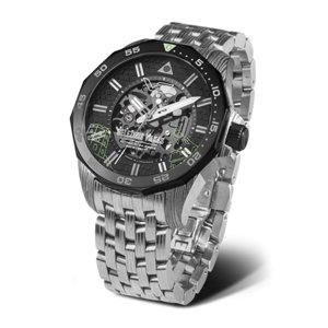 Hodinky VOSTOK-EUROPE limitovaná edice Geležinis Vilkas-Iron Wolf NH72-225E764 + Dárek zdarma