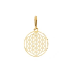 Přívěšek ze žlutého zlata mandala ZZ1207F + dárek zdarma