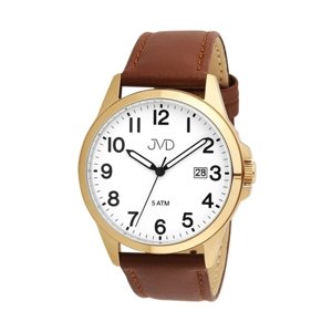 Pánské klasické pozlacené hodinky JVD J1131.8
