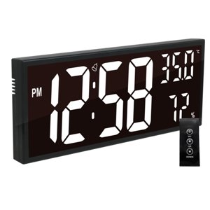 Digitální hodiny s teloměrem a vlhkoměrem JVD DH309.1 + dárek zdarma