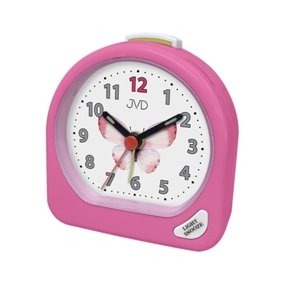 Dětský budík JVD s motýlkem SR672.10