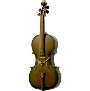 Melodické hodiny ve tvaru houslí Rhythm 4MHA03WD06 + DÁREK ZDARMA