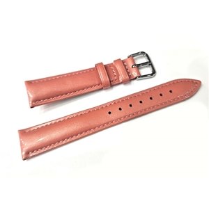 Kožený řemínek Aono růžový 12 mm 8807R/12