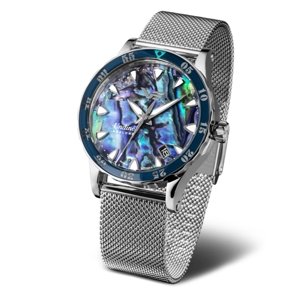 Dámské hodinky Vostok Europe Undine Abalone automatic NH35-515A757B + dárek zdarma