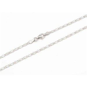 Stříbrný řetízek valentina 45 cm STRR0577F