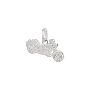 Stříbrný přívěšek motorka chopper STRZ1201F