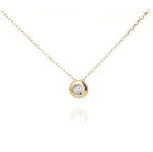 Dámský zlatý náhrdelník s diamantem L'amour Diamonds JP6198Y 46 cm + DÁREK ZDARMA