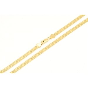 Řetízek ze žlutého zlata bismark 45 cm ZLR1593F + DÁREK ZDARMA