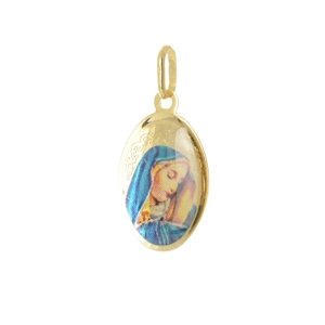 Zlatý přívěšek madonka Panna Marie ZZ1392F + dárek zdarma