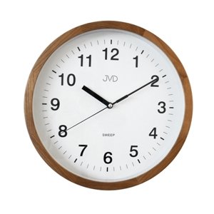 Nástěnné dřevěné hodiny JVD NS19019/11 + dárek zdarma