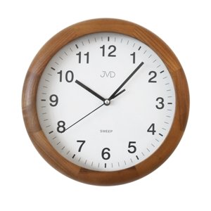 Nástěnné dřevěné hodiny JVD NS19020/11 + dárek zdarma