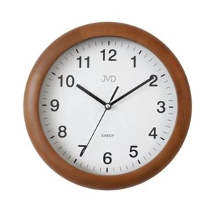 Nástěnné dřevěné hodiny JVD NS19020/41 + dárek zdarma