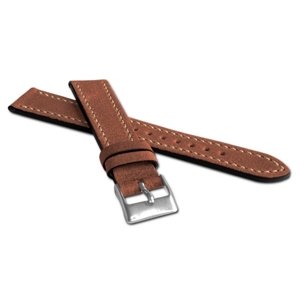 Kvalitní kožený řemínek hnědý 22 mm LSWUE22