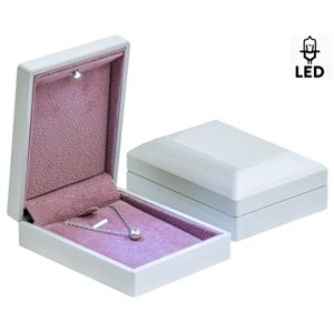 Luxusní krabička na náhrdelník, řetízek, přívěšk s LED osvětlením KZ-6/A1/A5
