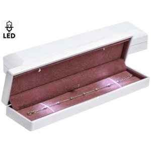 Luxusní krabička na náramek, řetízek s LED osvětlením KZ-9/A1/A5