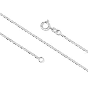 Řetízek z bílého zlata valentina 50 cm ZLR1609F + DÁREK ZDARMA