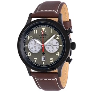 Pánské hodinky Prim Pilot Chrono 2019 W01P.13096.D + Dárek zdarma