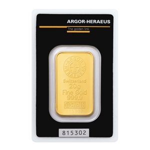 Investiční zlato Argor Heraueus 350 g 999/1000