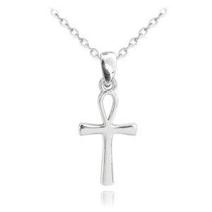 Stříbrný náhrdelník Egyptský kříž života JMAN0368SN50