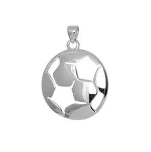 Stříbrný přívěšek fotbalový míč AGH729