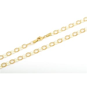 Zlatý článkový náhrdelník ze žlutého zlata ZLNAH107F + DÁREK ZDARMA