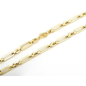 Dámský luxusní náhrdelník ze žlutého zlata velká oka ZLNAH126F + DÁREK ZDARMA