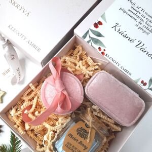 Dárkový balíček vánoční - mini šperkovnice a svíčka Winter Berry