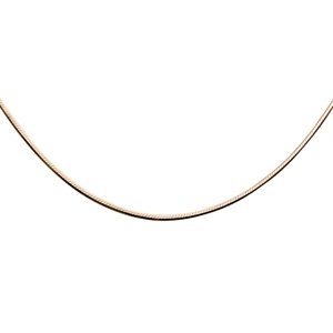 Klenoty Amber Stříbrný řetízek - žluté širší lanko 45 cm