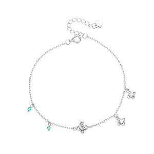 10099 Stříbrný náramek FLOWER Ag925/1000; ≤1,44 g