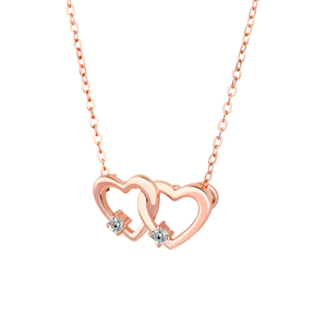 10300 Stříbrný přívěsek s řetízkem DARCY rose Ag925/1000; ≤3,14 g