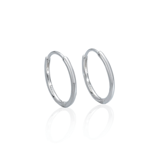 10440 Stříbrné náušnice KARIN 14 mm Ag925/1000; ≤1,72 g