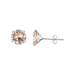 10499 Stříbrné náušnice CHAMPAGNE Ag925/1000; ≤1,17 g