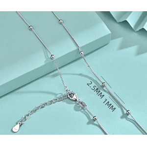 10536 Stříbrný řetízek PABLO 46 + 5 cm Ag925/1000; ≤2,44 g