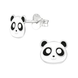10685 Stříbrné náušnice PANDA Ag925/1000; ≤0,44 g