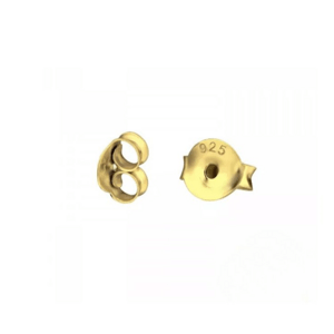 10771 Stříbrná PUZETA gold 1 pár Ag925/1000; ≤0,15 g