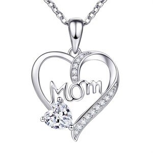 11009 Stříbrný přívěsek srdce MOMMY Ag925/1000; ≤2,55 g