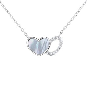 11045 Stříbrný přívěsek s řetízkem HIDDEN LOVE Ag925/1000; ≤1,98 g