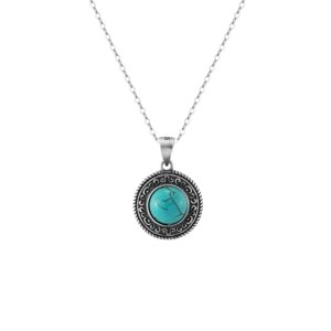 11135 Stříbrný řetízek s přívěskem TALISMAN Ag925/1000; ≤3,01 g