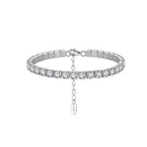 11227 Stříbrný tenisový náramek JAEL 16 cm | šířka 4 mm Ag925/1000; ≤8,04 g