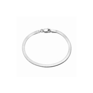 11237 Stříbrný náramek DYLAN 19 cm | šířka 3 mm Ag925/1000; ≤2,59 g