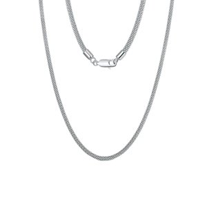 11268 Stříbrný řetízek PAOLO 45 cm | šířka 3 mm Ag925/1000; ≤6,45 g