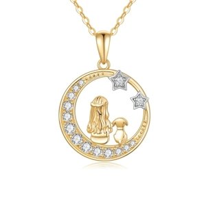 11336 Stříbrný přívěsek s řetízkem VĚRNÝ PŘÍTEL pozlacený Ag925/1000; ≤2,93 g