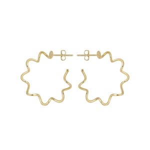 11373 Stříbrné náušnice ADINE pozlacené Ag925/1000; ≤2,71 g