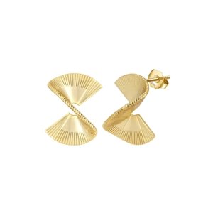 11377 Stříbrné náušnice AIRINI pozlacené Ag925/1000; ≤3,50 g